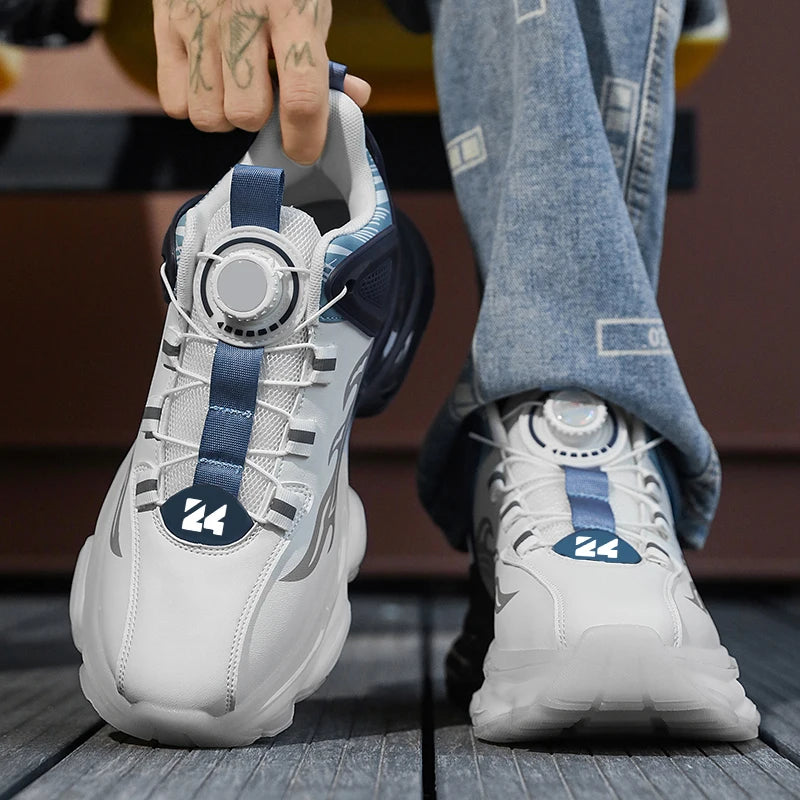 Men's Casual Running Shoes, Male Tennis Sneakers, Luxury Trainer, Race Breathable Shoes, Fashion Loafers