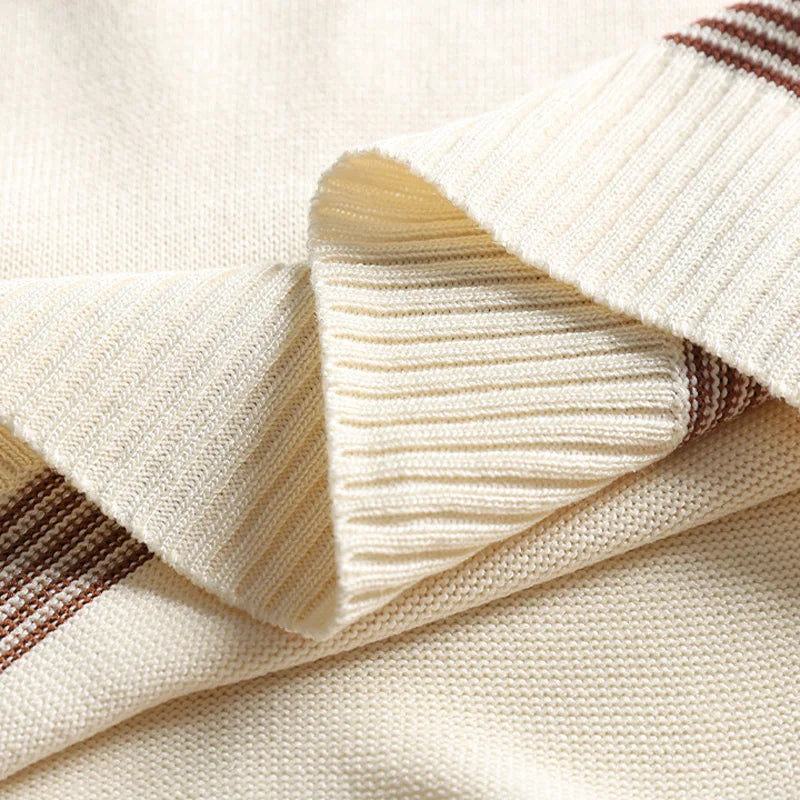 Summer Knitted Polo Shirts Men Vintage Fashion Loose Business Casual Short Sleeve T-shirt Cool Breathable Sweater T Shirt Tops
