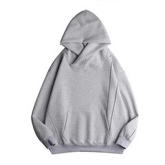 2025 Autumn Loose Hoodie Techwear Harajuku Men Functional Hoodies Hip Hop Streetwear Pullover Sweatshirts Oversized Cotton