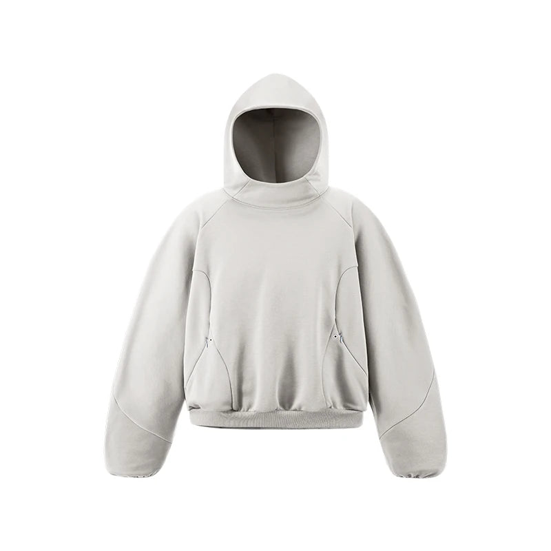 Couples' Casual Loose Solid Color Hooded Sports Shirt, Men's Breathable, Sweat-wicking Long-sleeve T-shirt.