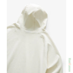 Lightweight Airy Waffle Knit Oversized Hoodie - Warm, Breathable, & Medium Stretch for Fall/Spring (Unisex)