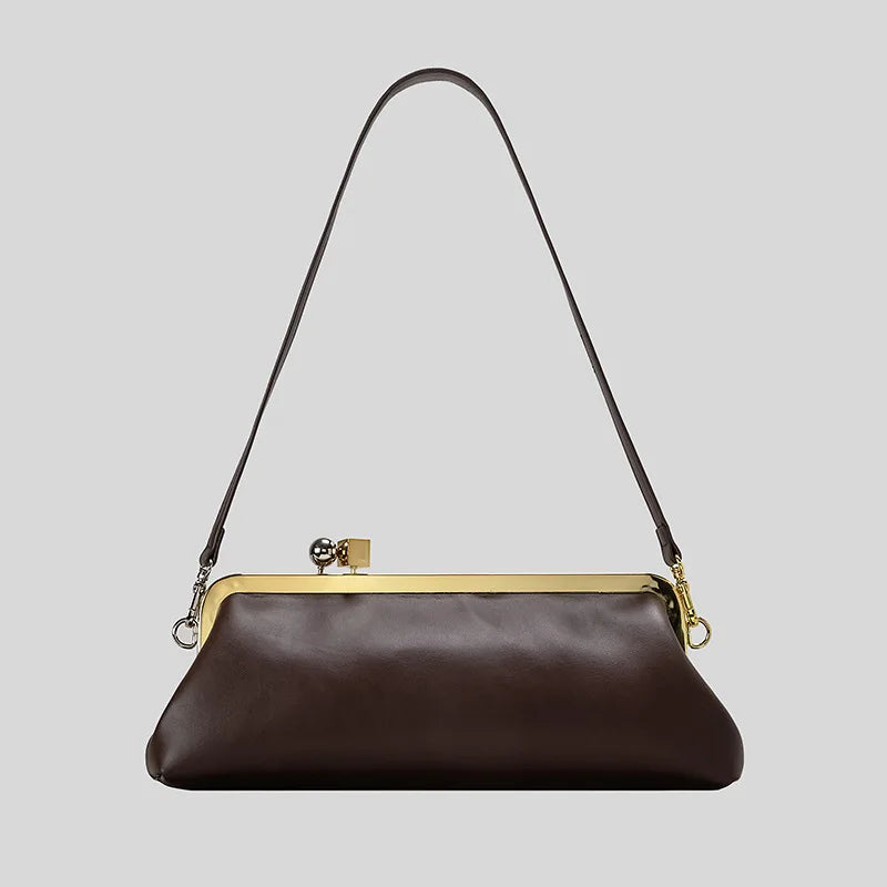 Long frame clutch with kiss lock closure