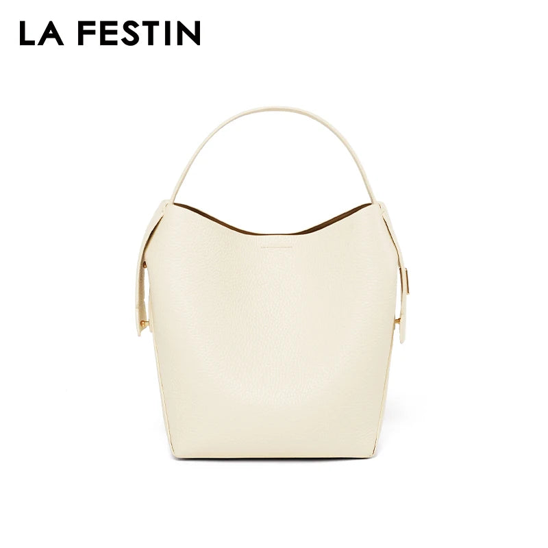 LA FESTIN Leather Bucket Bag