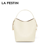 LA FESTIN Leather Bucket Bag