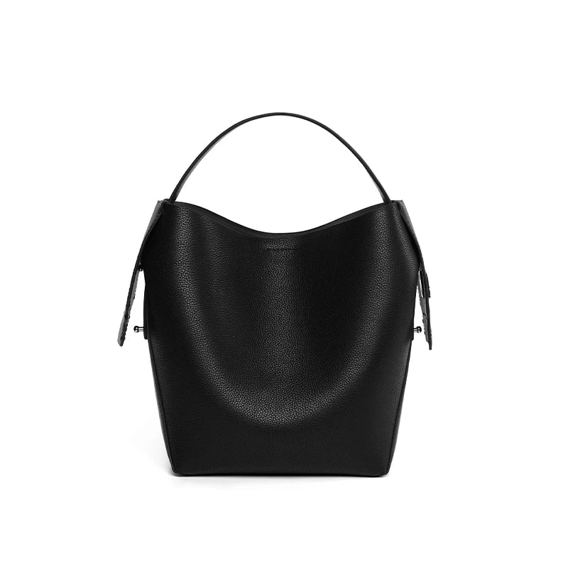 LA FESTIN Leather Bucket Bag