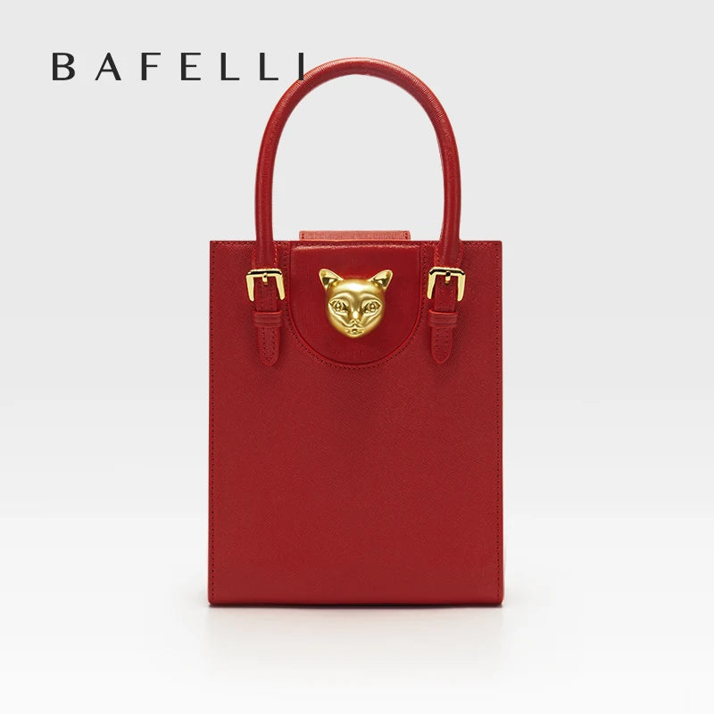Cat ear mini tote in designer style