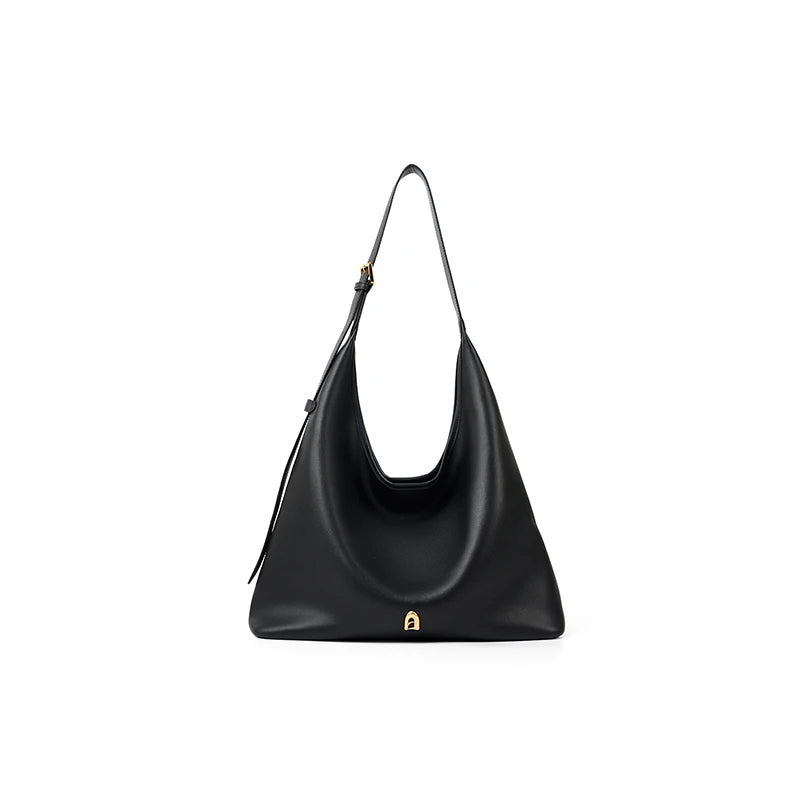 Open tote shoulder bag in luxury style