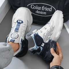 Men's Casual Running Shoes, Male Tennis Sneakers, Luxury Trainer, Race Breathable Shoes, Fashion Loafers