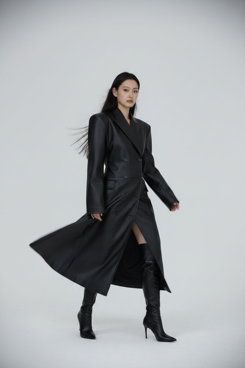 Armatura Trench - Walking Pose
