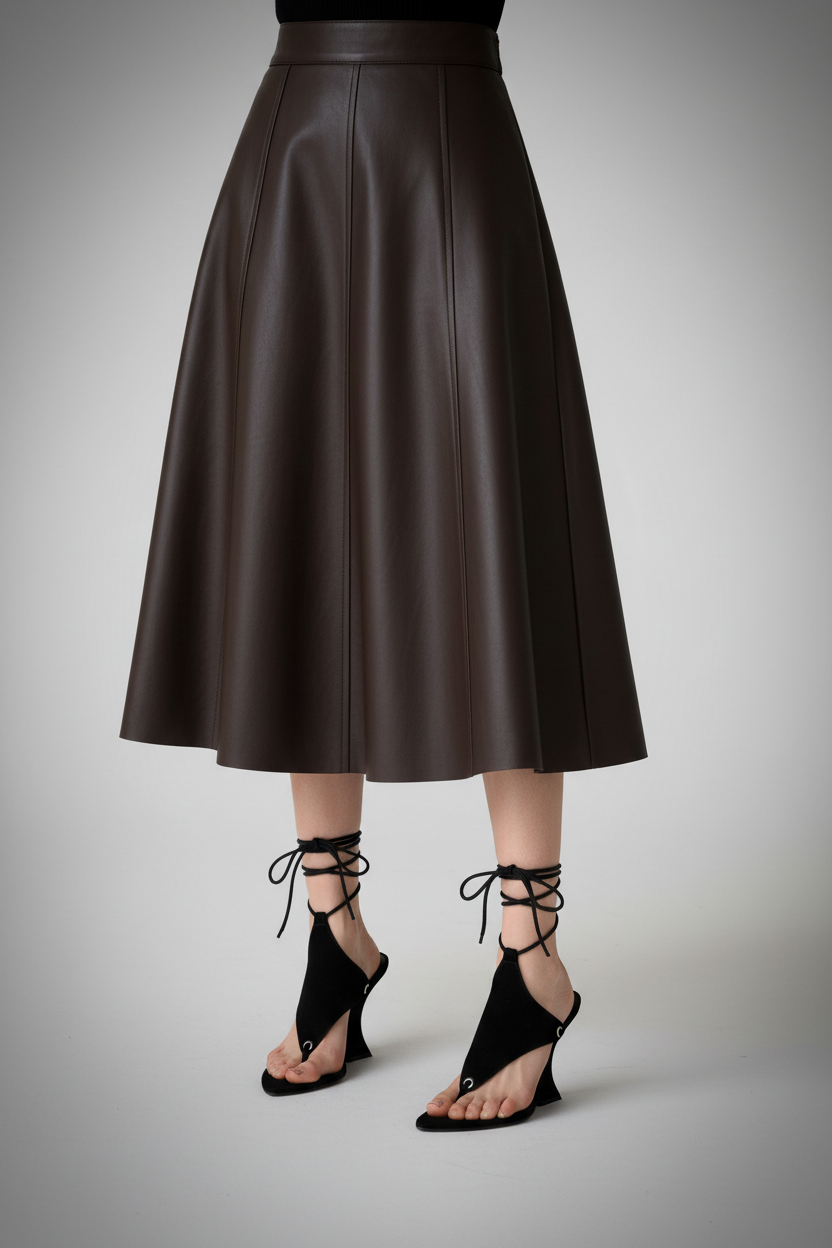 Close-Up Skirt & Footwear