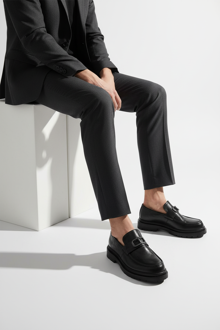 Onyx Platform Loafer